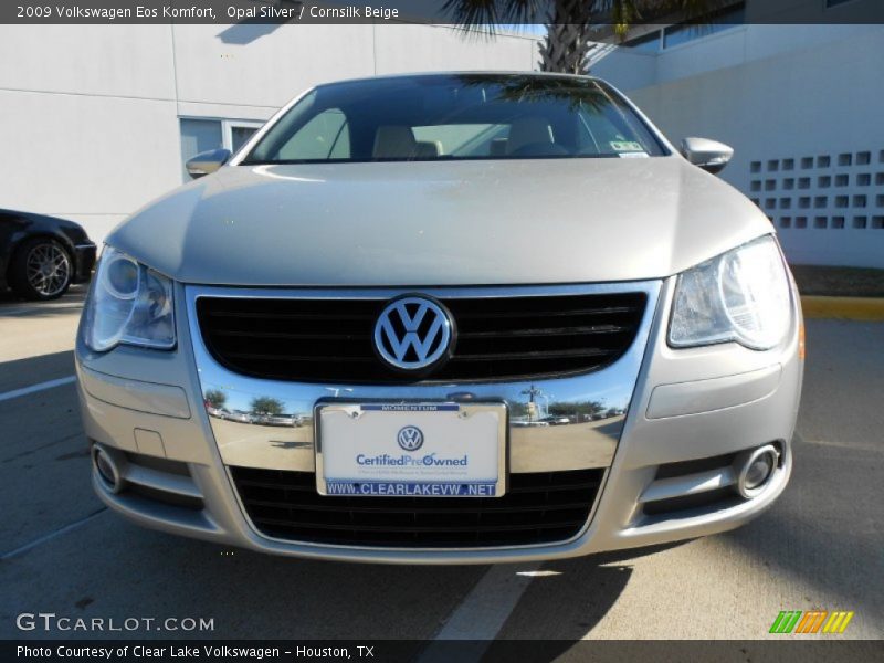 Opal Silver / Cornsilk Beige 2009 Volkswagen Eos Komfort