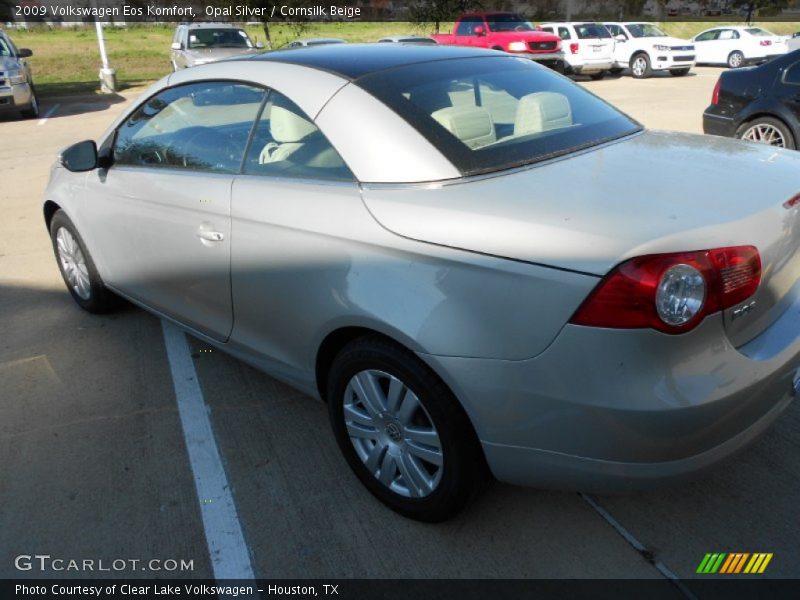 Opal Silver / Cornsilk Beige 2009 Volkswagen Eos Komfort