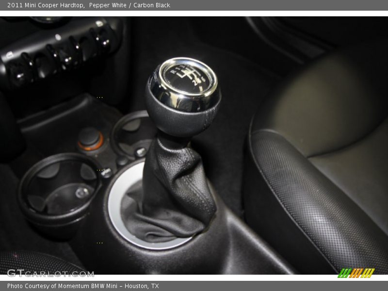 Pepper White / Carbon Black 2011 Mini Cooper Hardtop
