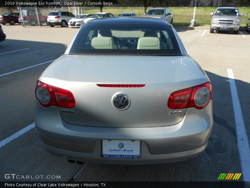Opal Silver / Cornsilk Beige 2009 Volkswagen Eos Komfort