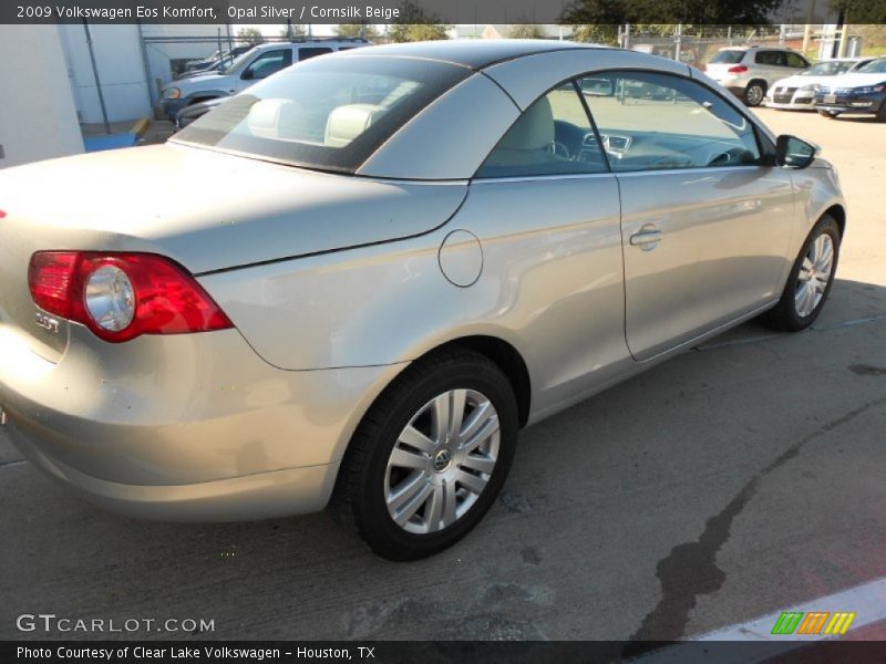 Opal Silver / Cornsilk Beige 2009 Volkswagen Eos Komfort