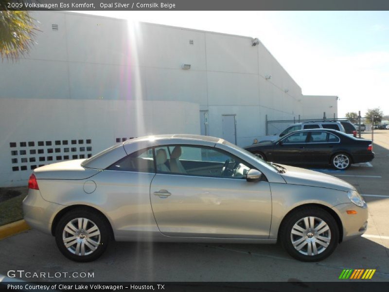 Opal Silver / Cornsilk Beige 2009 Volkswagen Eos Komfort
