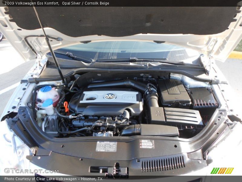 Opal Silver / Cornsilk Beige 2009 Volkswagen Eos Komfort