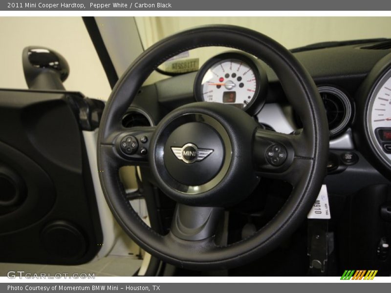 Pepper White / Carbon Black 2011 Mini Cooper Hardtop