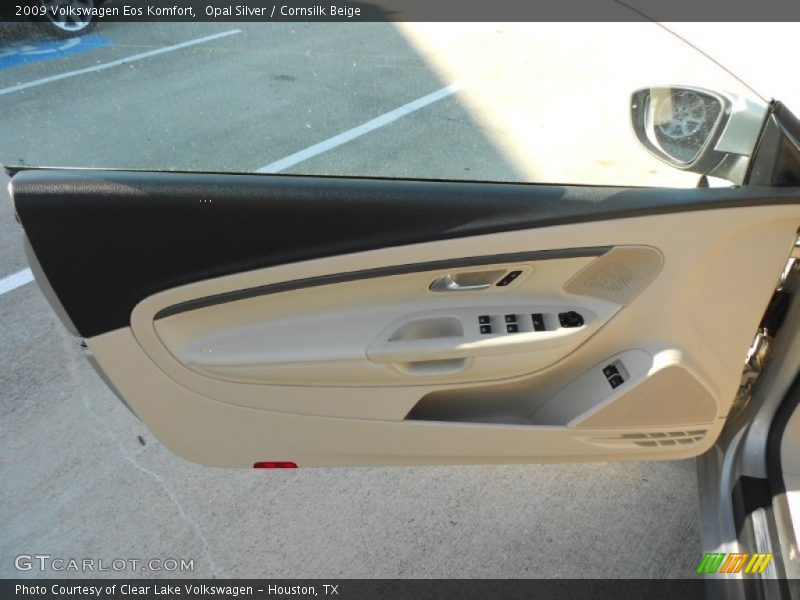 Opal Silver / Cornsilk Beige 2009 Volkswagen Eos Komfort
