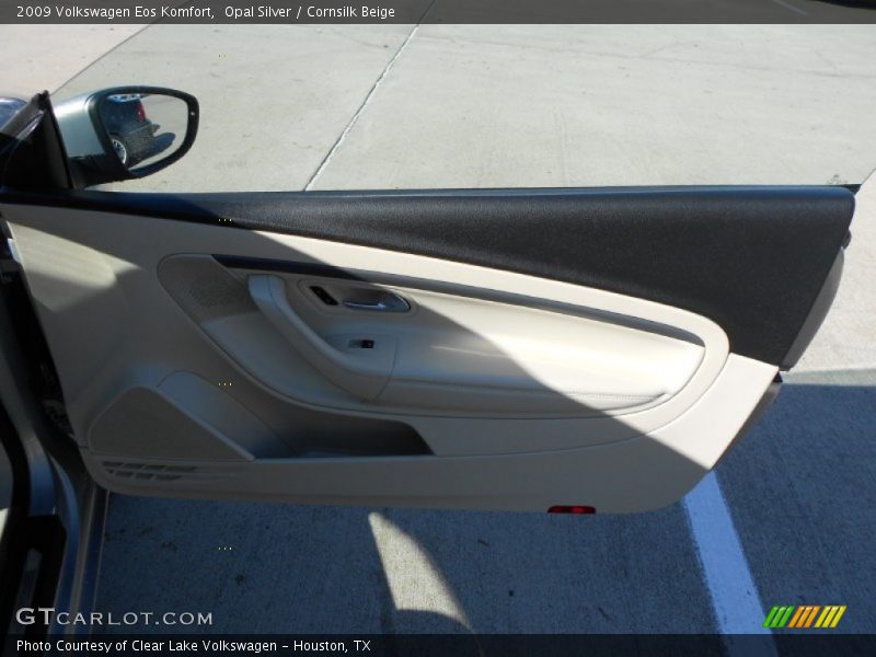 Opal Silver / Cornsilk Beige 2009 Volkswagen Eos Komfort