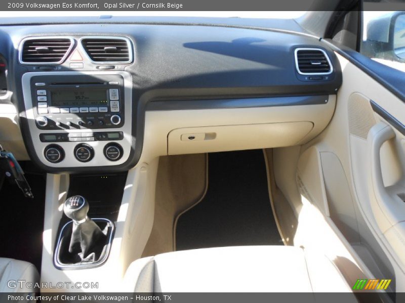 Opal Silver / Cornsilk Beige 2009 Volkswagen Eos Komfort