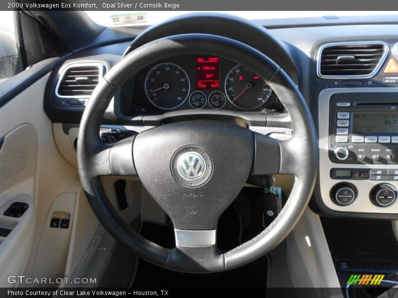 Opal Silver / Cornsilk Beige 2009 Volkswagen Eos Komfort
