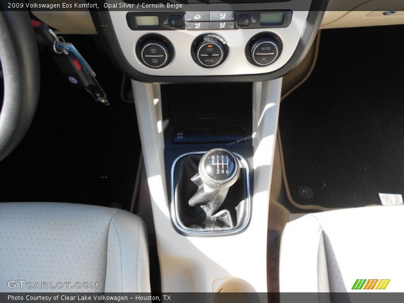 Opal Silver / Cornsilk Beige 2009 Volkswagen Eos Komfort