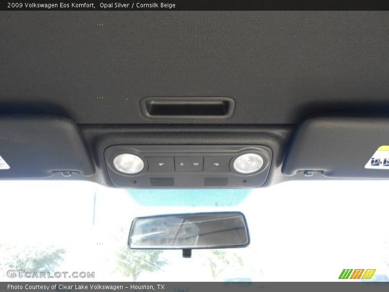 Opal Silver / Cornsilk Beige 2009 Volkswagen Eos Komfort