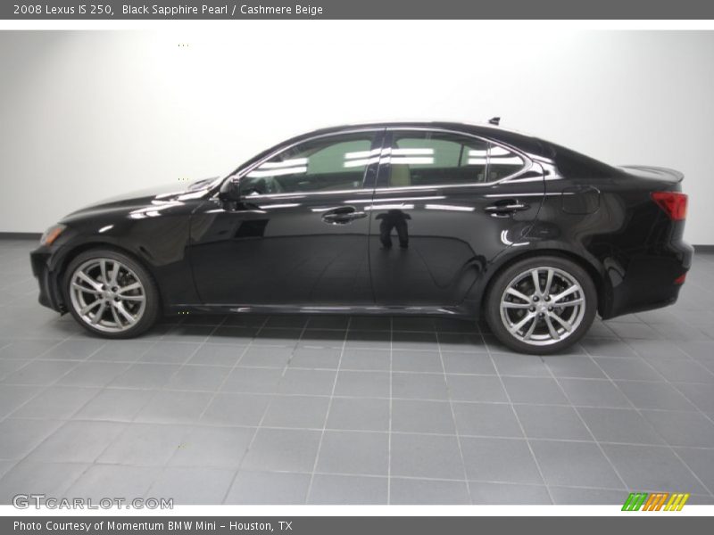 Black Sapphire Pearl / Cashmere Beige 2008 Lexus IS 250