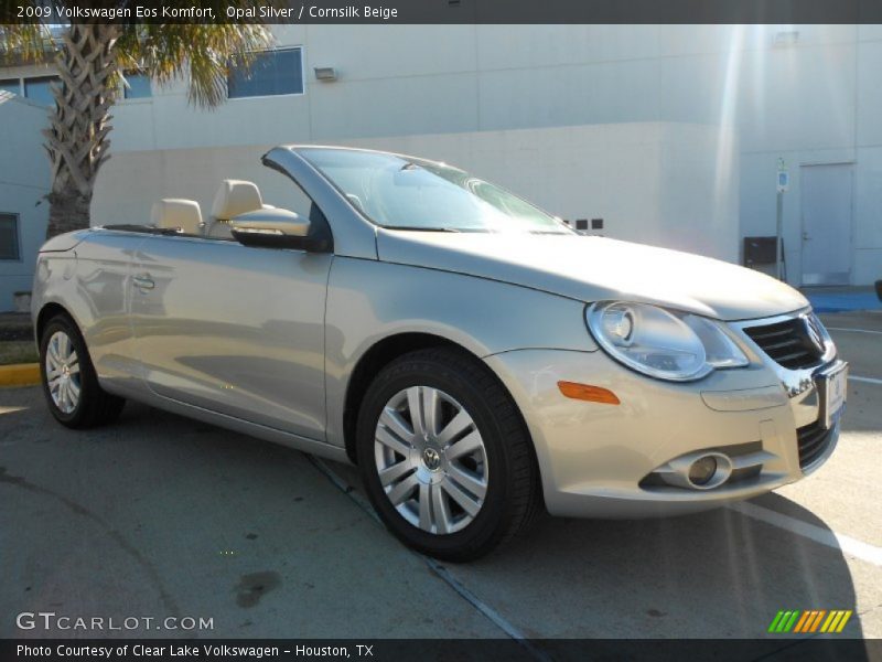 Opal Silver / Cornsilk Beige 2009 Volkswagen Eos Komfort