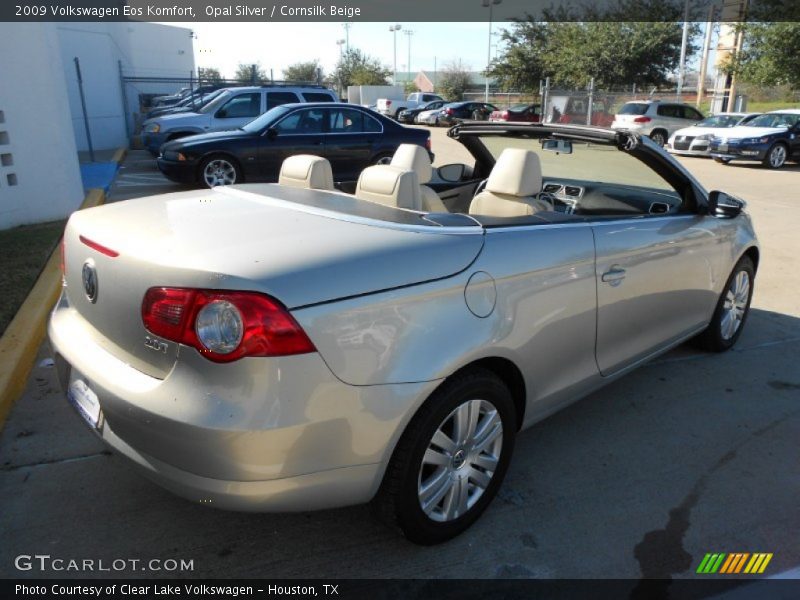 Opal Silver / Cornsilk Beige 2009 Volkswagen Eos Komfort