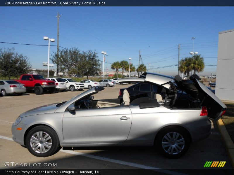 Opal Silver / Cornsilk Beige 2009 Volkswagen Eos Komfort