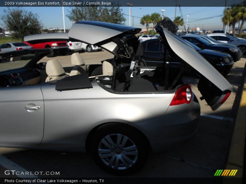Opal Silver / Cornsilk Beige 2009 Volkswagen Eos Komfort
