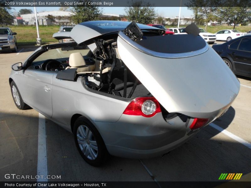 Opal Silver / Cornsilk Beige 2009 Volkswagen Eos Komfort