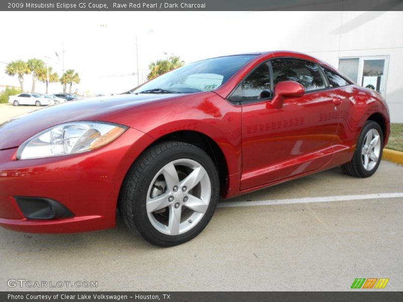 Rave Red Pearl / Dark Charcoal 2009 Mitsubishi Eclipse GS Coupe
