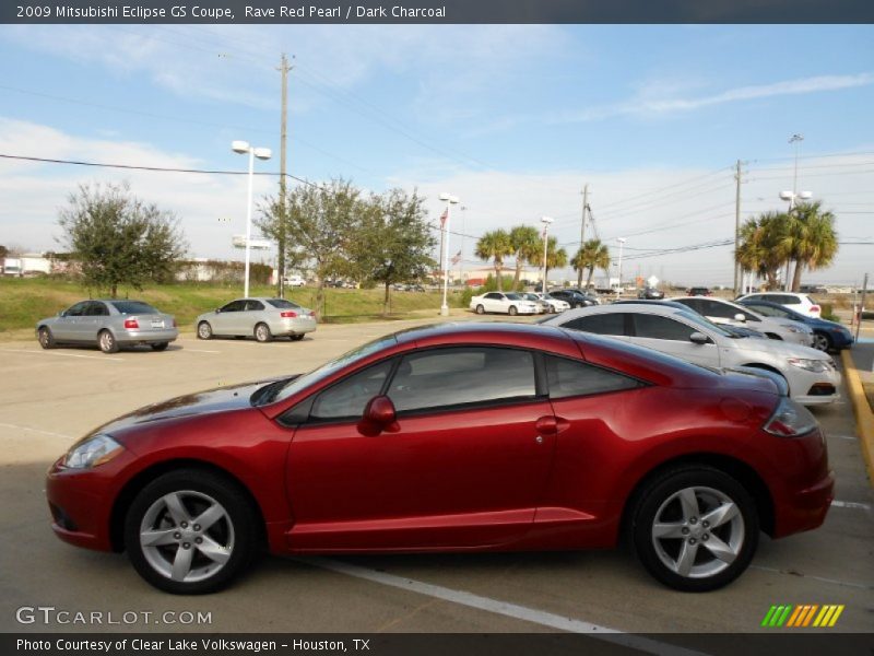 Rave Red Pearl / Dark Charcoal 2009 Mitsubishi Eclipse GS Coupe