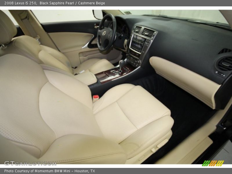 Black Sapphire Pearl / Cashmere Beige 2008 Lexus IS 250
