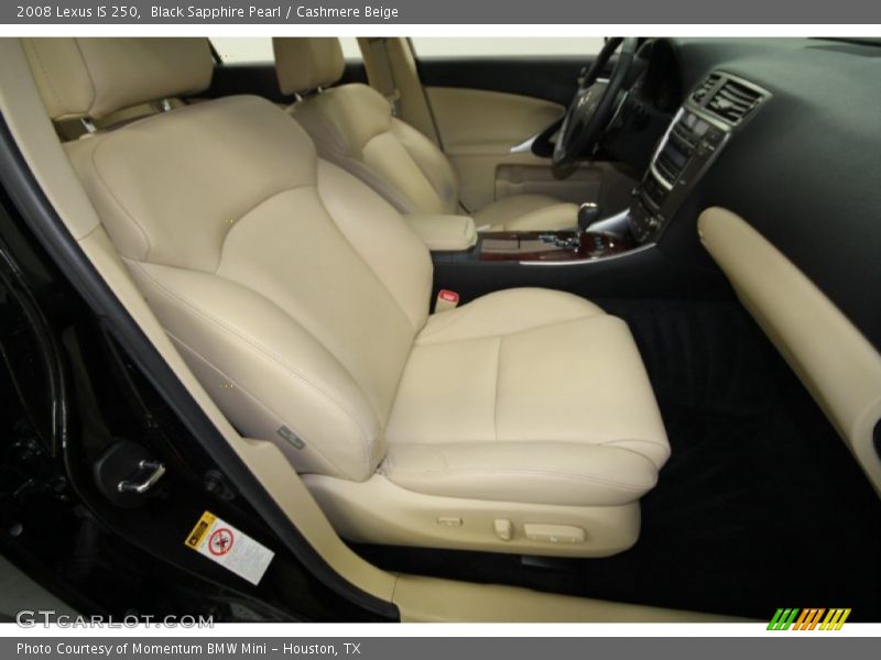 Black Sapphire Pearl / Cashmere Beige 2008 Lexus IS 250