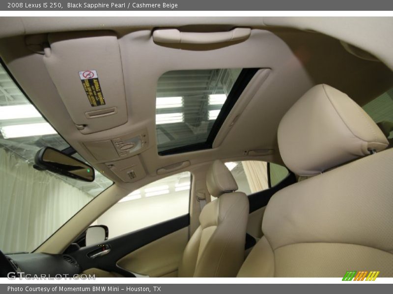 Black Sapphire Pearl / Cashmere Beige 2008 Lexus IS 250