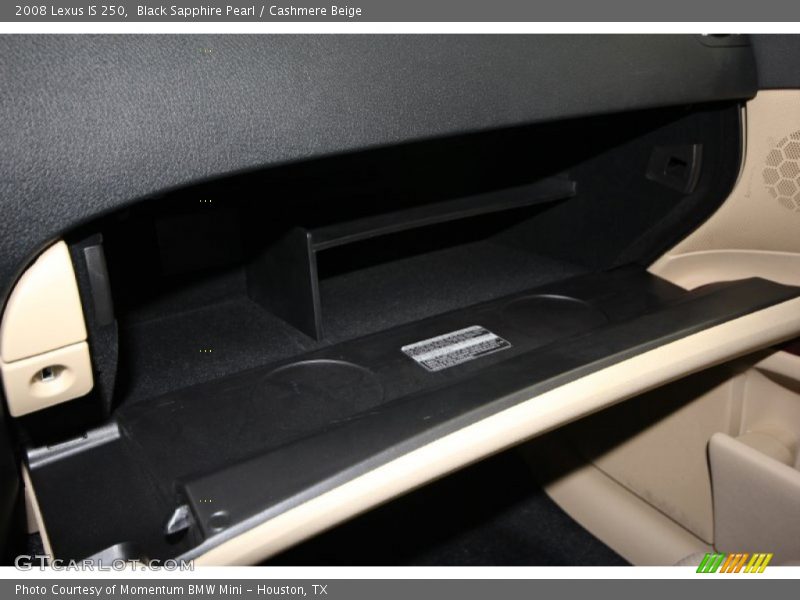 Black Sapphire Pearl / Cashmere Beige 2008 Lexus IS 250
