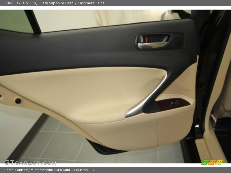 Black Sapphire Pearl / Cashmere Beige 2008 Lexus IS 250