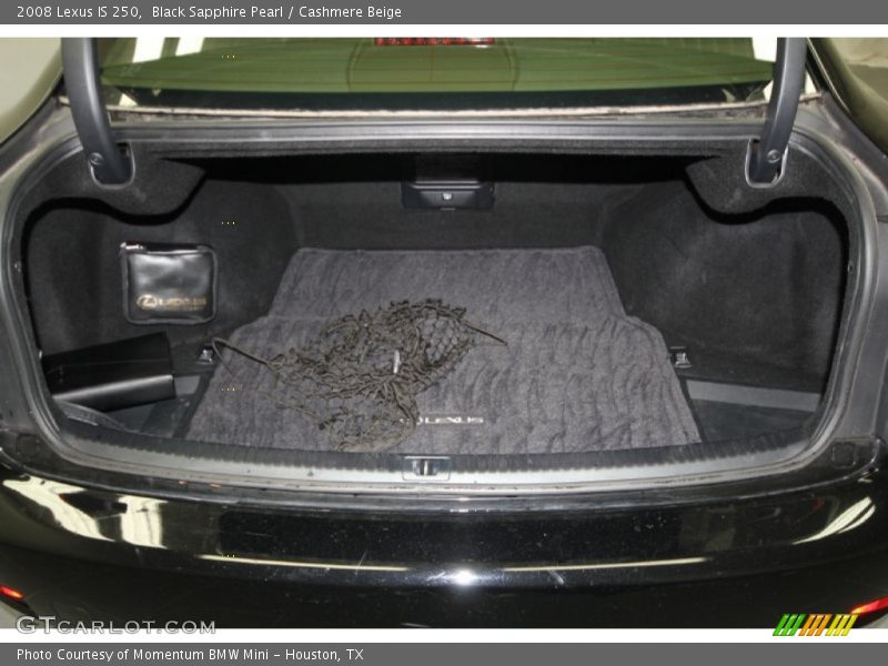 Black Sapphire Pearl / Cashmere Beige 2008 Lexus IS 250