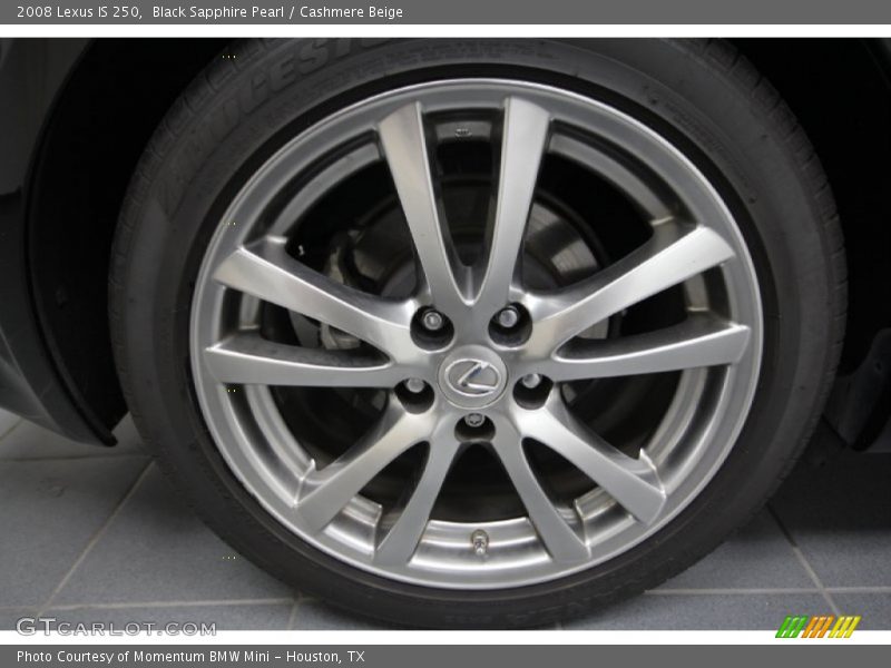 Black Sapphire Pearl / Cashmere Beige 2008 Lexus IS 250