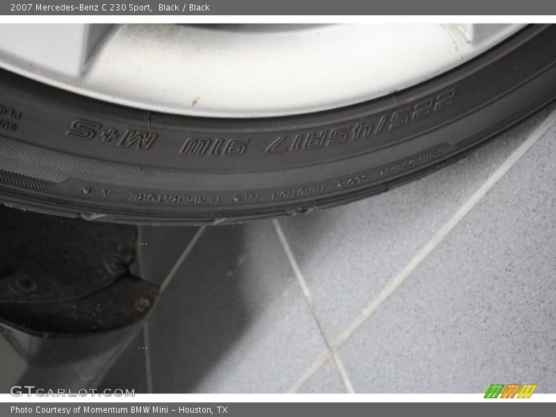 Black / Black 2007 Mercedes-Benz C 230 Sport
