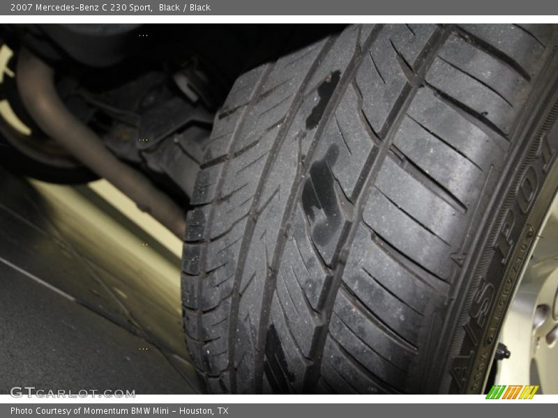 Black / Black 2007 Mercedes-Benz C 230 Sport