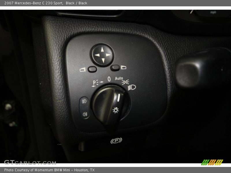 Black / Black 2007 Mercedes-Benz C 230 Sport