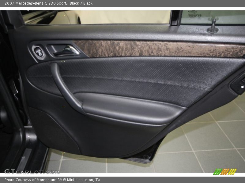 Black / Black 2007 Mercedes-Benz C 230 Sport