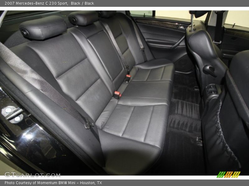 Black / Black 2007 Mercedes-Benz C 230 Sport