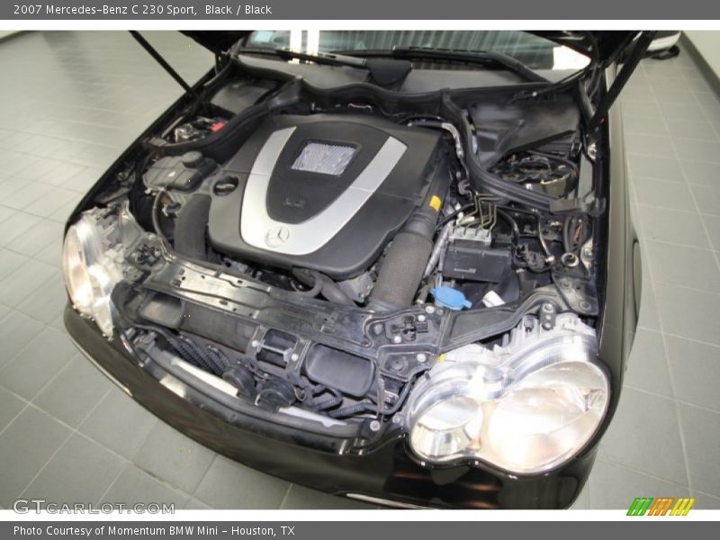 Black / Black 2007 Mercedes-Benz C 230 Sport