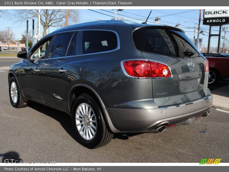 Cyber Gray Metallic / Titanium/Dark Titanium 2011 Buick Enclave CXL AWD