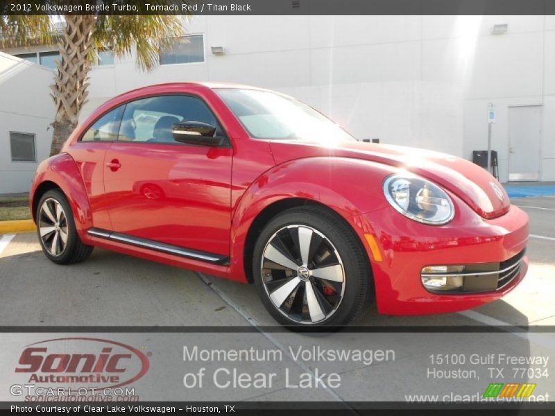 Tornado Red / Titan Black 2012 Volkswagen Beetle Turbo