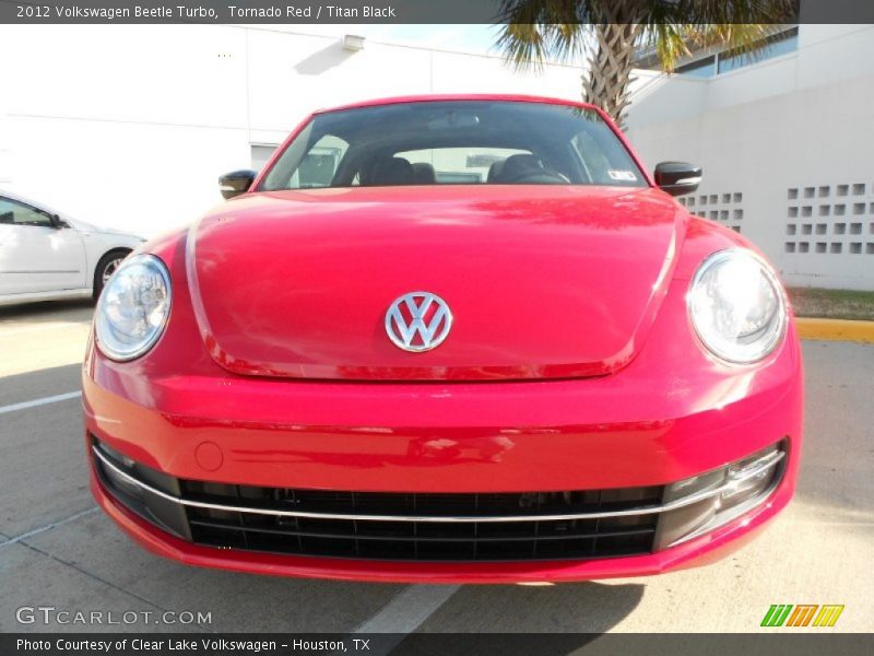 Tornado Red / Titan Black 2012 Volkswagen Beetle Turbo