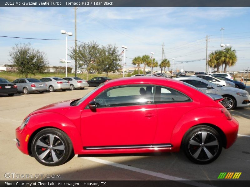 Tornado Red / Titan Black 2012 Volkswagen Beetle Turbo
