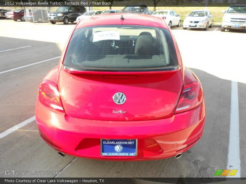 Tornado Red / Titan Black 2012 Volkswagen Beetle Turbo