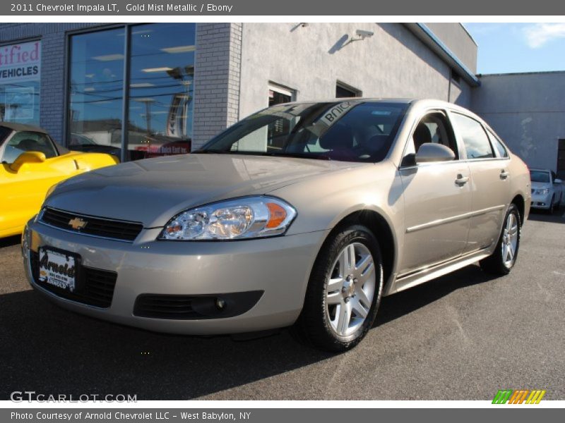 Gold Mist Metallic / Ebony 2011 Chevrolet Impala LT