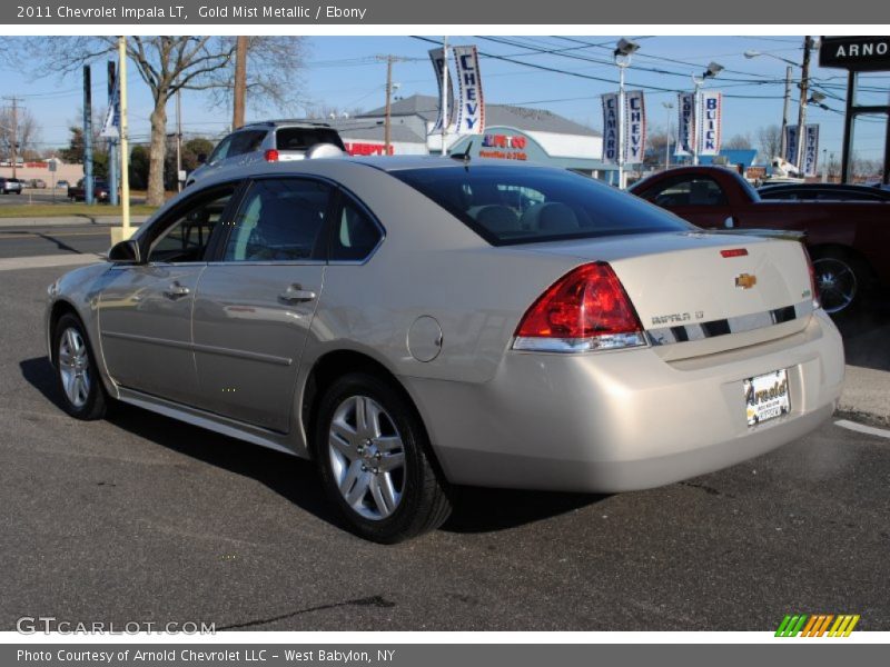 Gold Mist Metallic / Ebony 2011 Chevrolet Impala LT