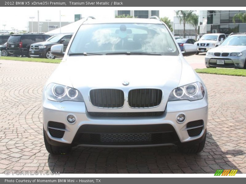 Titanium Silver Metallic / Black 2012 BMW X5 xDrive35i Premium