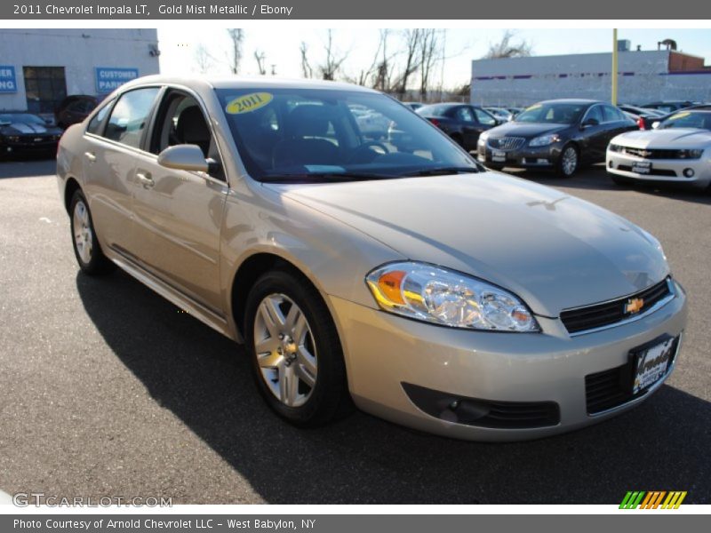 Gold Mist Metallic / Ebony 2011 Chevrolet Impala LT