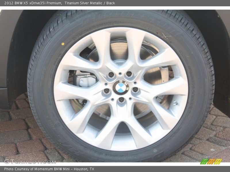 Titanium Silver Metallic / Black 2012 BMW X5 xDrive35i Premium