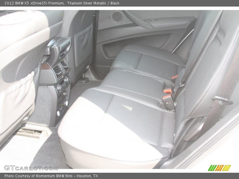 Titanium Silver Metallic / Black 2012 BMW X5 xDrive35i Premium