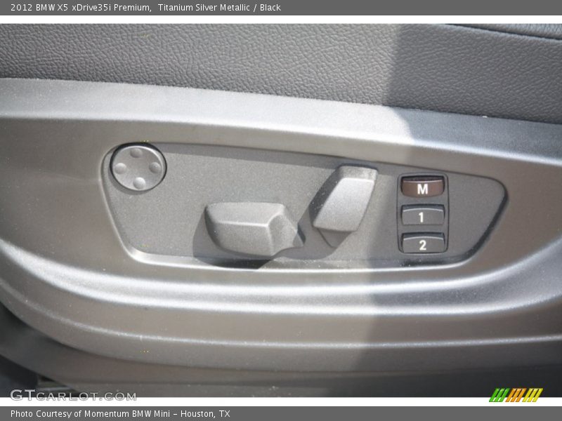 Titanium Silver Metallic / Black 2012 BMW X5 xDrive35i Premium