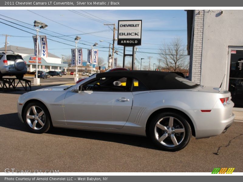 Silver Ice Metallic / Black 2011 Chevrolet Camaro LT Convertible