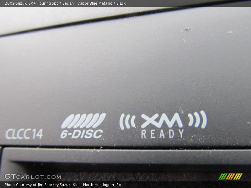 Vapor Blue Metallic / Black 2009 Suzuki SX4 Touring Sport Sedan