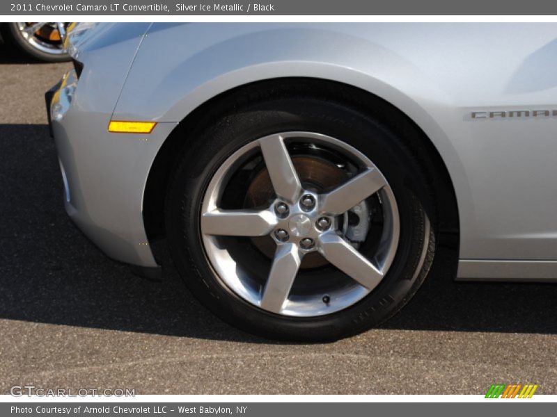 Silver Ice Metallic / Black 2011 Chevrolet Camaro LT Convertible
